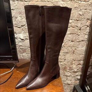 Cole Haan Clarice Dark Brown Heeled Boots